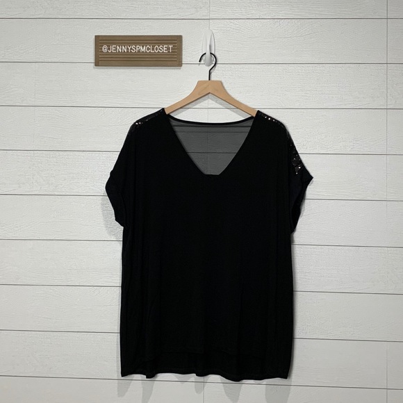 Lane Bryant Tops - Lane Bryant Black Top Size 18/20